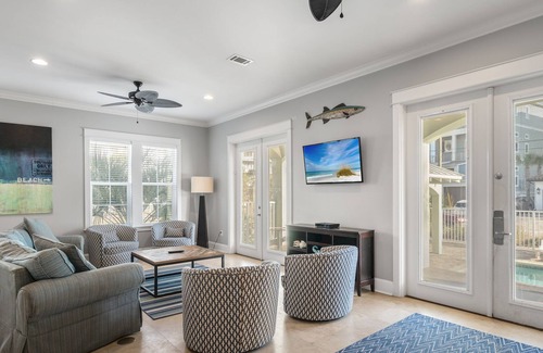Miramar Beach House | Gulf-view masterpiece at the beach - private heated pool & designer interior
