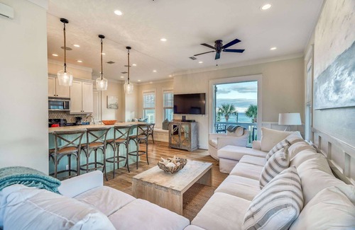 Seagrove Beach House | Gulf Views and a Community Pool. 150 Steps to the Sand. Bike to Seaside