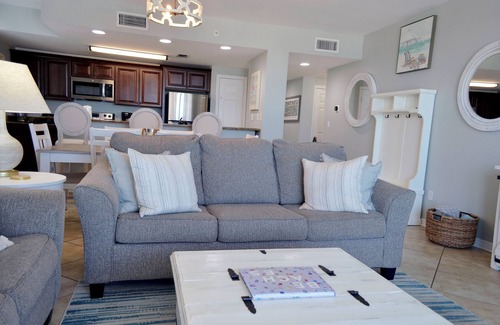 Orange Beach Condo | Gulf Views at Emerald Key! Location, Location! Welcome to Emerald Key 501, a fre