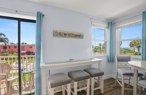 St. Petersburg - Clearwater Condo | 🌊 Gulf Winds #105 — Bright Beachside Studio with Balcony & Stunning Views