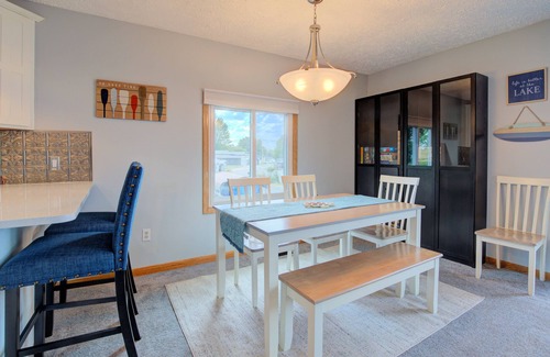 Shelbyville House | Gun Lake Waterfront Retreat- kayaks, paddle boards and game room
