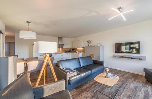 Muritz Apartment | Hafenflair- Apartment mit Balkon & Kamin in der Hafenresidenz