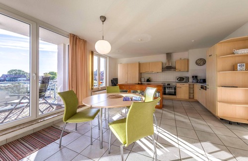 Muritz Apartment | HafenGlück vacation apartment for 2-6 people with balcony overlooking the Müritz