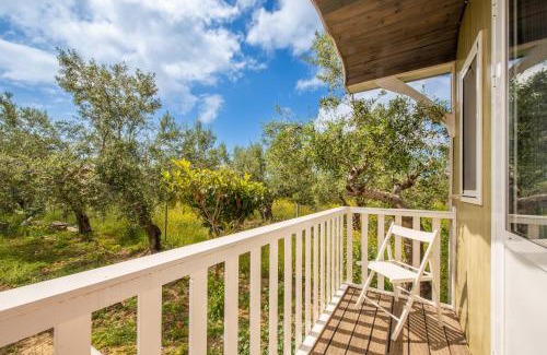 Pylos-Nestoras Cabin | Hakuna Matata Holidays Agalia with airco & pool in Greek Olive Grove