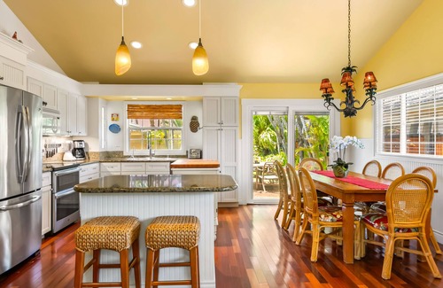 Poipu House | Hale Huna - fully air conditioned 4 BD 4 BTH, short walk to beaches