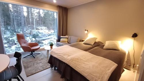 Rukatunturi Ski Chalet | Halla Chalet, aurora, lake & ski, sauna, wifi, Vuosseli Resort Ruka