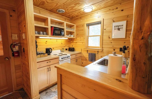 Mazama Cabin | Happy Pines 2BR Cabin w/King & Twin Beds