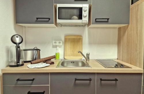 Connewitz Apartment | HappySide Karli Loft 1- Parkplatz - WLAN - SmartTV