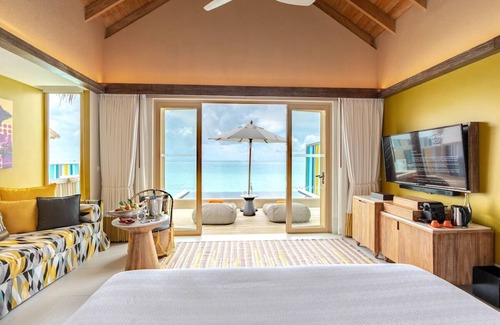 Farukolhufushi Island Hotel | Hard Rock Maldives, Diamond Overwater Pool Villa, Lagoon Access, Pool