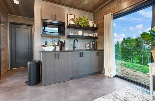 Augusta Cabin | Hart's Overlook | HOT TUB, Mtn Views + Private Pond!
