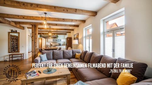 Elbingerode Apartment | HARZER HEALING CENTER 2024 Romantische Landhauswohnung mit Fussbodenheizung,XXL Kochinsel,XXL Regenduschen,Modern,Hochwertig,Persönlich,Vollausgestattet