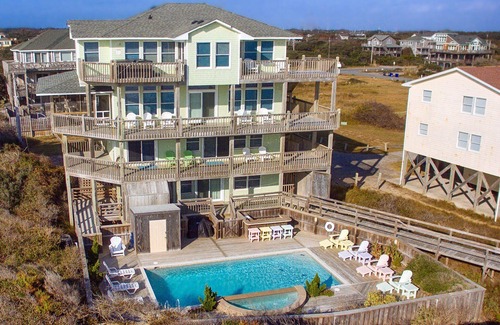 Buxton House | Hatteras Beachfront Pool Home!