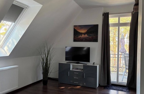 Oberhavel Apartment | Haus am Röblinsee - Holiday apartment Möwe in Fürstenberg/Havel