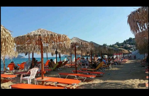 Kavala Apartment | Haus am Strand schöne Aussicht