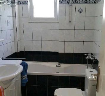 Kavala Apartment | Haus am Strand schöne Aussicht