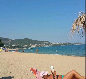 Kavala Apartment | Haus am Strand schöne Aussicht