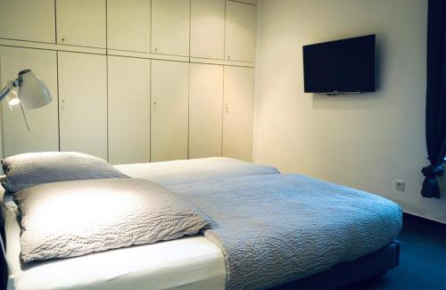 Stadtmitte Apartment | Haus im Grünen für 6 Personen-3 Schlafzimmer- 3 Bädern -Waschmaschine-große Terrasse- vollausgestattete Küche