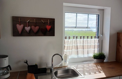 Werdum Apartment | Haus Pia/Wohnung Ausblick - Ferienwohnung Kapelle 14b