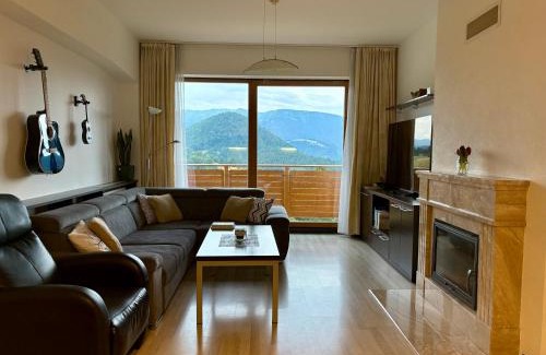 Donovaly Apartment | Havasi View Donovaly - 2 Bedrooms, Mountain View, Garage, 2 WC, Balcony, Dishwasher, Guitar, 164 cm TV, Netflix