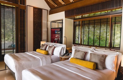 Reethi Rah Hotel | Haven of Relaxation! Balcony w/Beach View, Private Indoor Spa Tub, Outdoor Pool