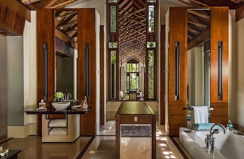 Reethi Rah Hotel | Haven of Relaxation! Balcony w/Beach View, Private Indoor Spa Tub, Outdoor Pool
