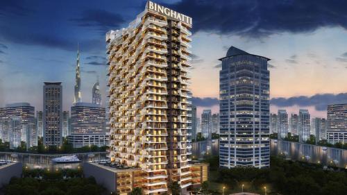 Business Bay Apartment | HAVN - Studio in Business Bay, Burj Khalifa View