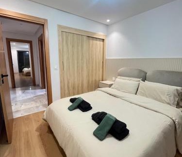 Tangier Apartment | Heart Of Tangier Luxurious Spacious & Stylish Apartment 3 Bedrooms Just For Families Close to Marjane & Stade Ibn Batouta In Tangier