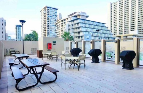 Waikiki Condo | Heart of Waikiki w/Kitchen - Free Parking - City View