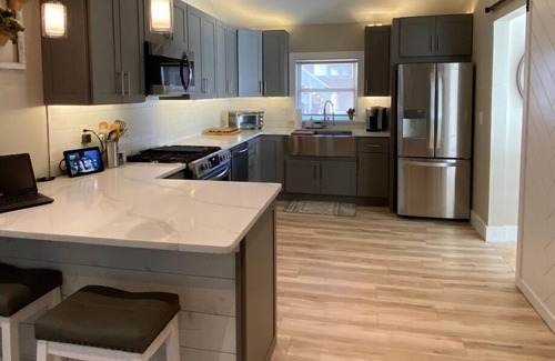 Folly Beach House | Heated Pool, Outdoor Kitchen,3 blocks from the beach.