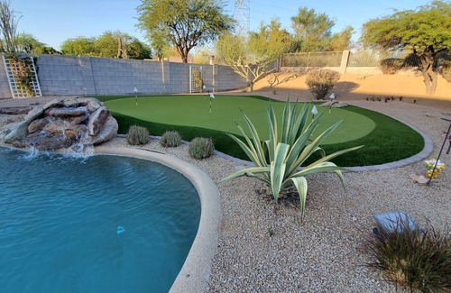 Tatum Ranch House | Heated Pool, Putting Green, Fireplace, Game Room
