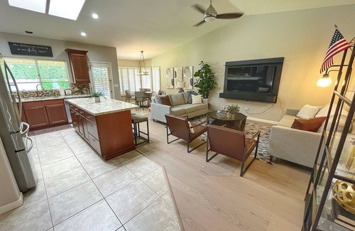 Paradise Park Vista House | Heated Pool, Putting Green & Arcades in LUXE Home! 3-mi to Waste Management Open