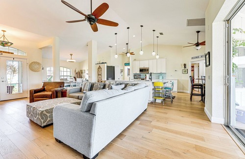 South Gulf Cove House | Heated Pool w/Canal Views: Port Charlotte Home