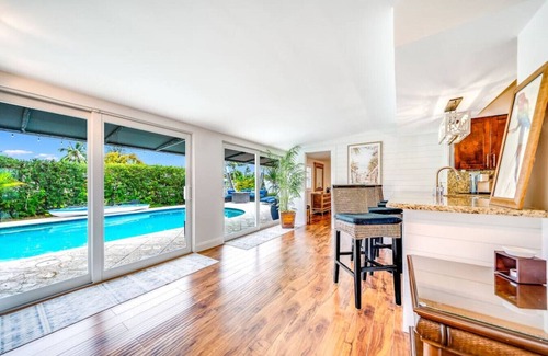 Cypress Lakes House | Heated Pool! Waterfront+Kayak! 1 Mile To Beach!