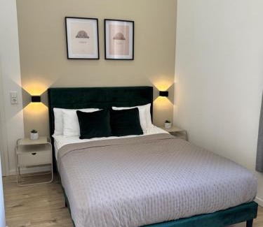 Oberbilk Apartment | Heaven Homes - Doppelzimmer mit eigenem Bad