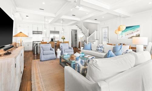 Watercolor House | Heavenly Blue