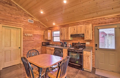 Swinging Bridge Village Cabin | Heber Springs Cabin w/Deck + River Views!