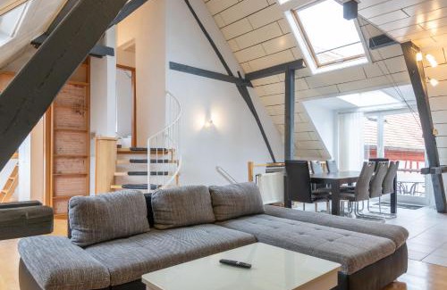 Mainz-Bingen Apartment | Helle Top gelegene Unterkunft Monteurwohnung im schönen Gau-Algesheim