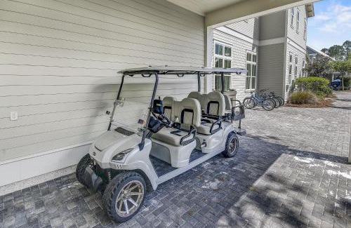 Watercolor House | 'Here Comes the Sun' has a Private Pool, 6 Seat Golf Cart, and Stunning Outdoor Living Space home