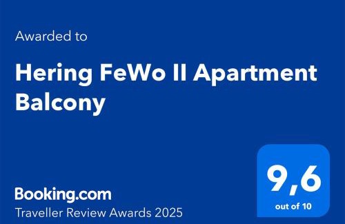 Wiek Apartment | Hering FeWo II Apartment Balcony