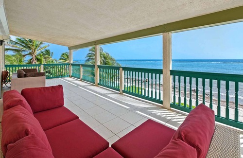 Rum Point House | Heritage House: Caribbean-Style Rum Point Villa with Large Pool & Sandy Shores