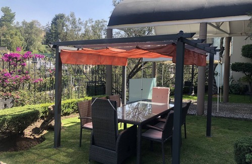 Miguel Hidalgo Apartment | Hermoso depa de 2 rec con jardin y gym Bosques
