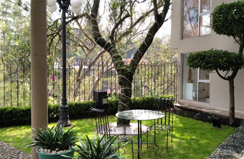 Miguel Hidalgo Apartment | Hermoso depa de 2 rec con jardin y gym Bosques