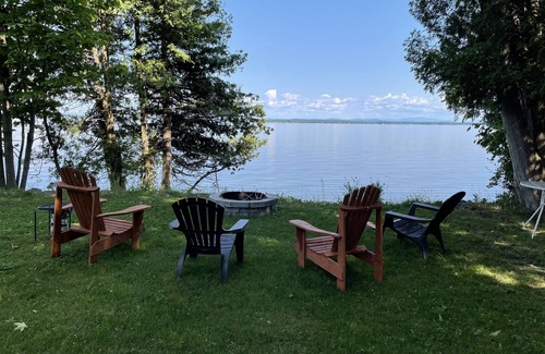 Champlain House | Heron Hideaway - Lakefront Home with Mountain Views- Hot Tub