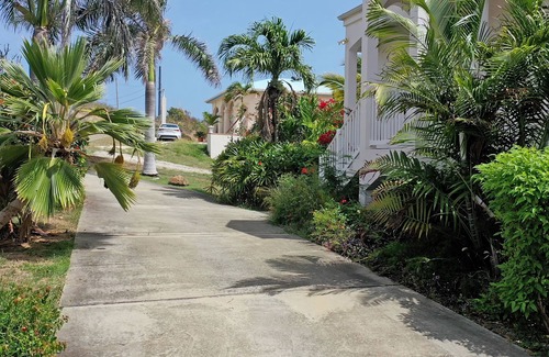 Estate Salt River Villa | ​Hibiscus Beach House! 2 bedroom, 2.5 bath, take 30 steps to your private beach