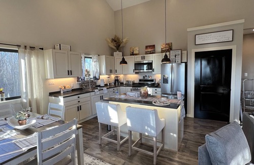 Cheat Lake Apartment | Hideaway On A Hill. The name says it all. It’s a cozy apartment with great views