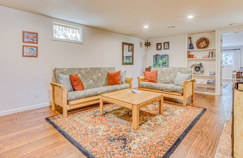 The Dalles Apartment | Hideaway with enclosed yard, central AC, and free WiFi