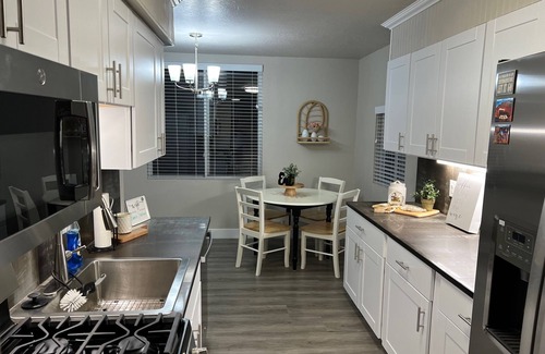 Hildale House | Hildale Haven A with hot tub, fire pit and views.