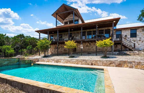 Concan House | Hilltop views, private swimming pool, less than 5-minute drive to THE Frio River