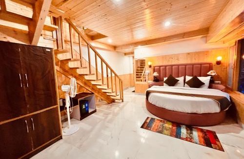 Vashist Hotel | Himalayan Fort Resort, Manali - !Riverside Property ! Big Garden with Bonfire ! Guest preferred ! Scenic River & Mountain View ! Big Parking ! Luxury Balcony Rooms ! Playing Zone ! Property of the Year