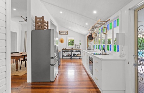 Lennox Head House | Hinterland Views - Pet Friendly - Charming Pet Friendly Queenslander with Pool